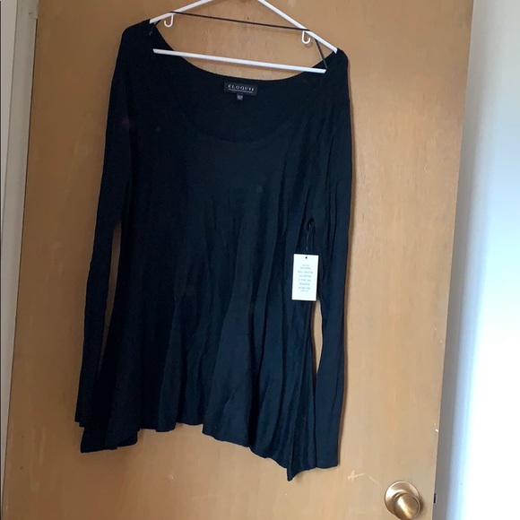 Eloquii Sweater Knit Top - Picture 1 of 6